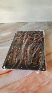 Easy Homemade Protein Bars ready to freeze