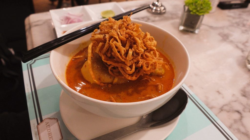 warm vegetarian curry with creamy sauce comforting healthy meal